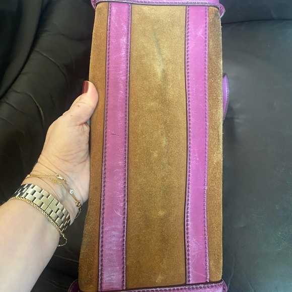 Prada Suede and leather Shoulder Bag - Picture 10 of 16